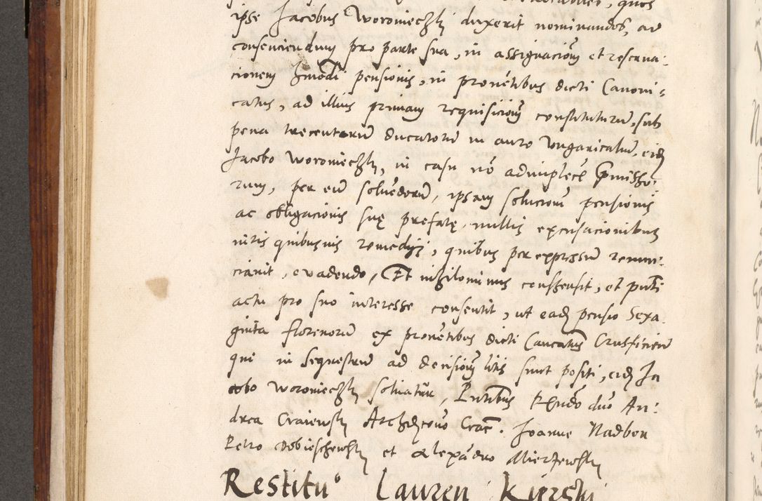 Zdjęcie nr 281 dla obiektu archiwalnego: Liber actorum tempore R. D. Philippi Padniewski, episcopi Cracoviensis et Regni Poloniae Vicecancellarii ad annum 1560, a die Augusti et per annos 1561, 1562 - 1572 usque ad 14 Aprilis registratorum.