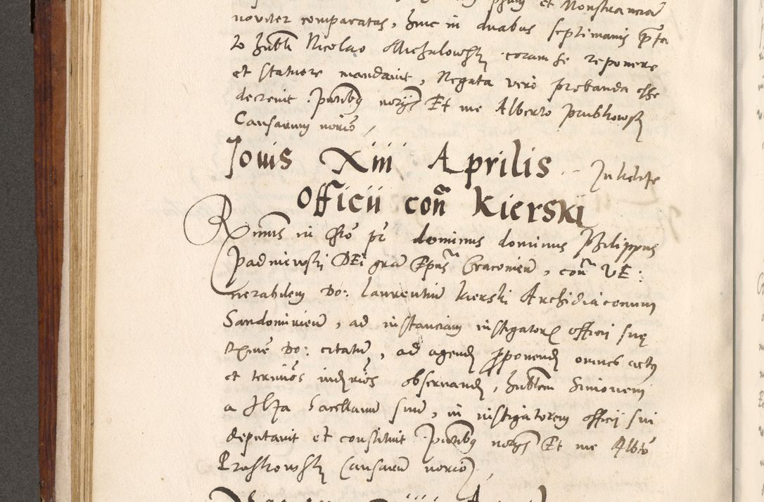 Zdjęcie nr 275 dla obiektu archiwalnego: Liber actorum tempore R. D. Philippi Padniewski, episcopi Cracoviensis et Regni Poloniae Vicecancellarii ad annum 1560, a die Augusti et per annos 1561, 1562 - 1572 usque ad 14 Aprilis registratorum.