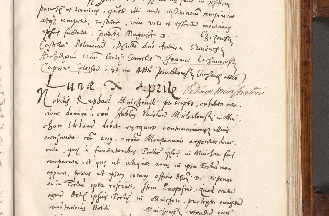 Zdjęcie nr 274 dla obiektu archiwalnego: Liber actorum tempore R. D. Philippi Padniewski, episcopi Cracoviensis et Regni Poloniae Vicecancellarii ad annum 1560, a die Augusti et per annos 1561, 1562 - 1572 usque ad 14 Aprilis registratorum.