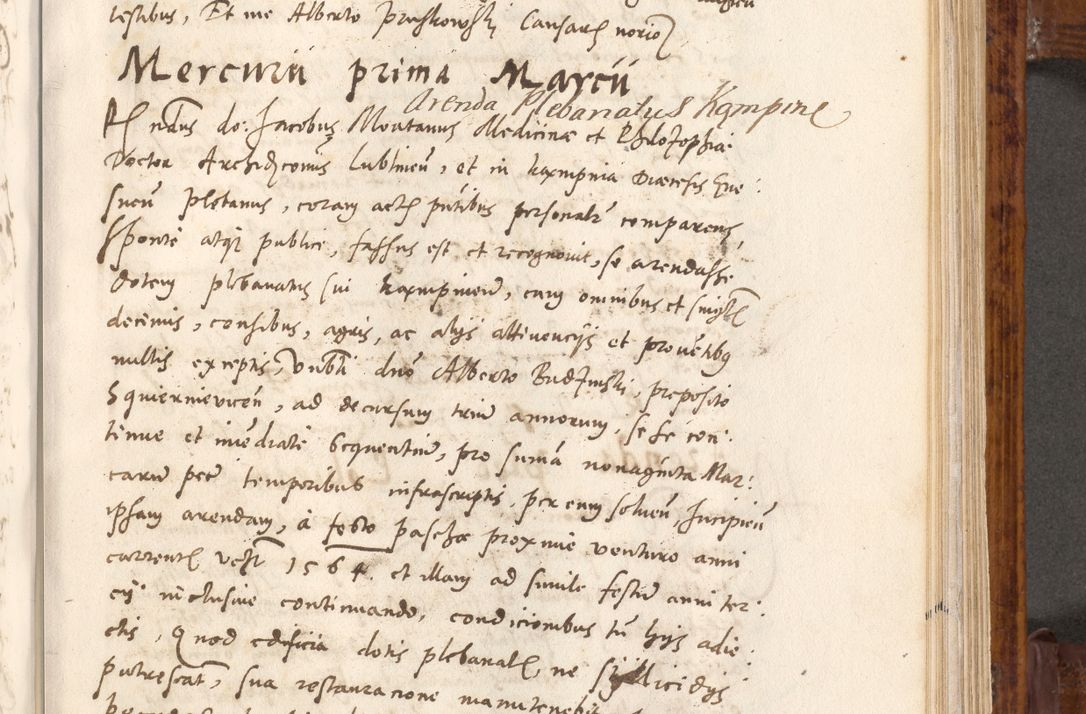 Zdjęcie nr 268 dla obiektu archiwalnego: Liber actorum tempore R. D. Philippi Padniewski, episcopi Cracoviensis et Regni Poloniae Vicecancellarii ad annum 1560, a die Augusti et per annos 1561, 1562 - 1572 usque ad 14 Aprilis registratorum.