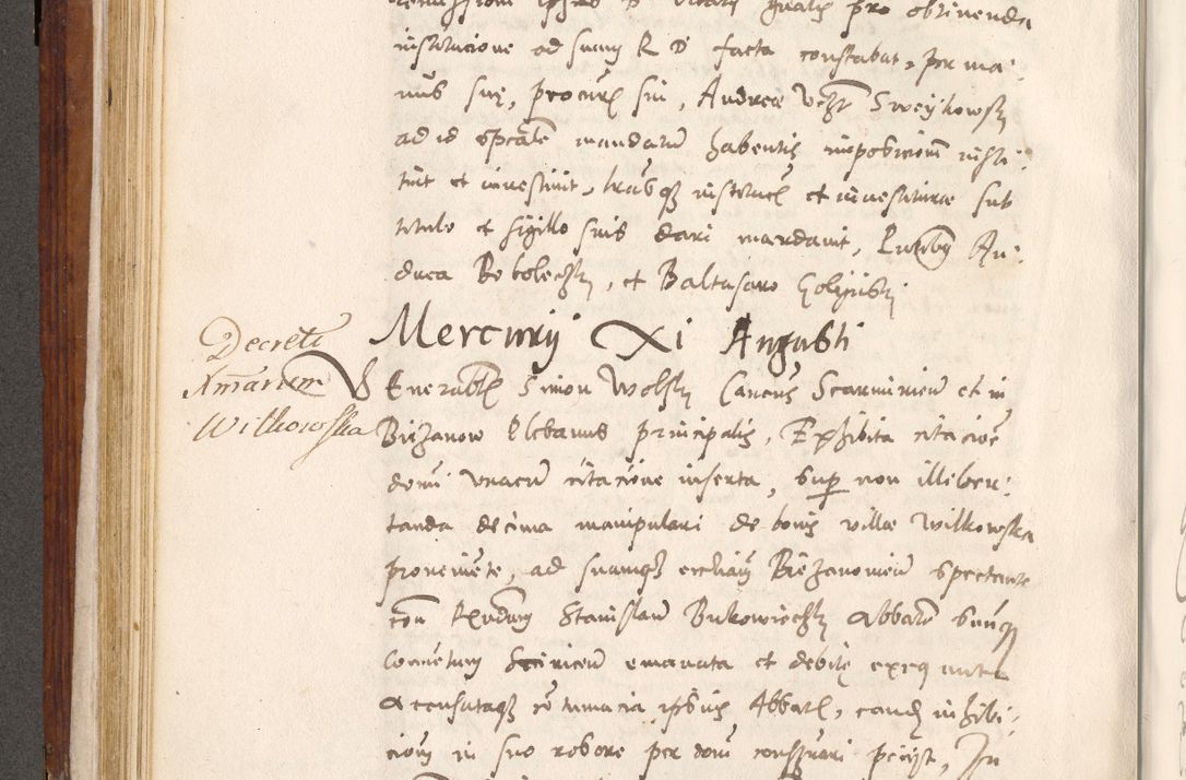 Zdjęcie nr 243 dla obiektu archiwalnego: Liber actorum tempore R. D. Philippi Padniewski, episcopi Cracoviensis et Regni Poloniae Vicecancellarii ad annum 1560, a die Augusti et per annos 1561, 1562 - 1572 usque ad 14 Aprilis registratorum.