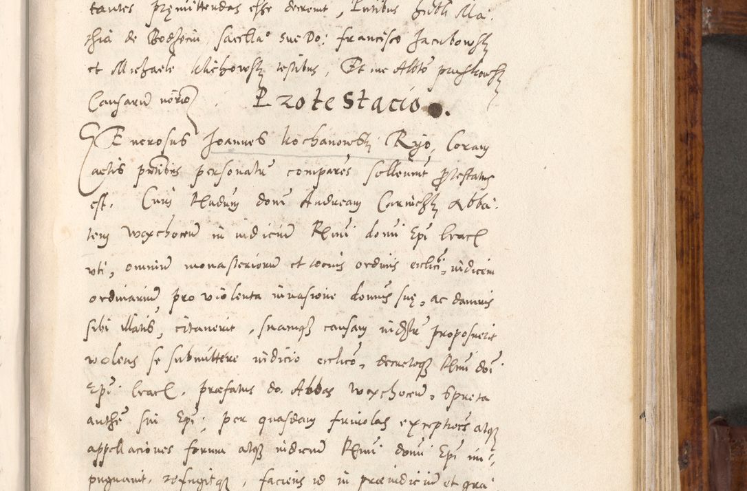 Zdjęcie nr 222 dla obiektu archiwalnego: Liber actorum tempore R. D. Philippi Padniewski, episcopi Cracoviensis et Regni Poloniae Vicecancellarii ad annum 1560, a die Augusti et per annos 1561, 1562 - 1572 usque ad 14 Aprilis registratorum.