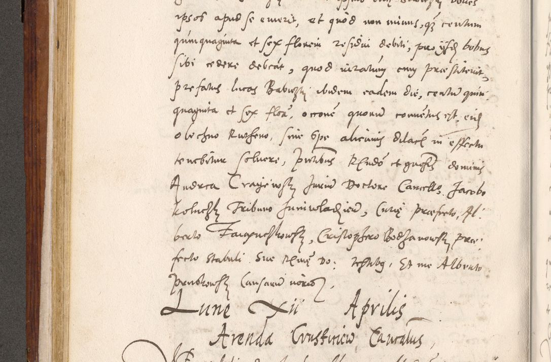 Zdjęcie nr 209 dla obiektu archiwalnego: Liber actorum tempore R. D. Philippi Padniewski, episcopi Cracoviensis et Regni Poloniae Vicecancellarii ad annum 1560, a die Augusti et per annos 1561, 1562 - 1572 usque ad 14 Aprilis registratorum.