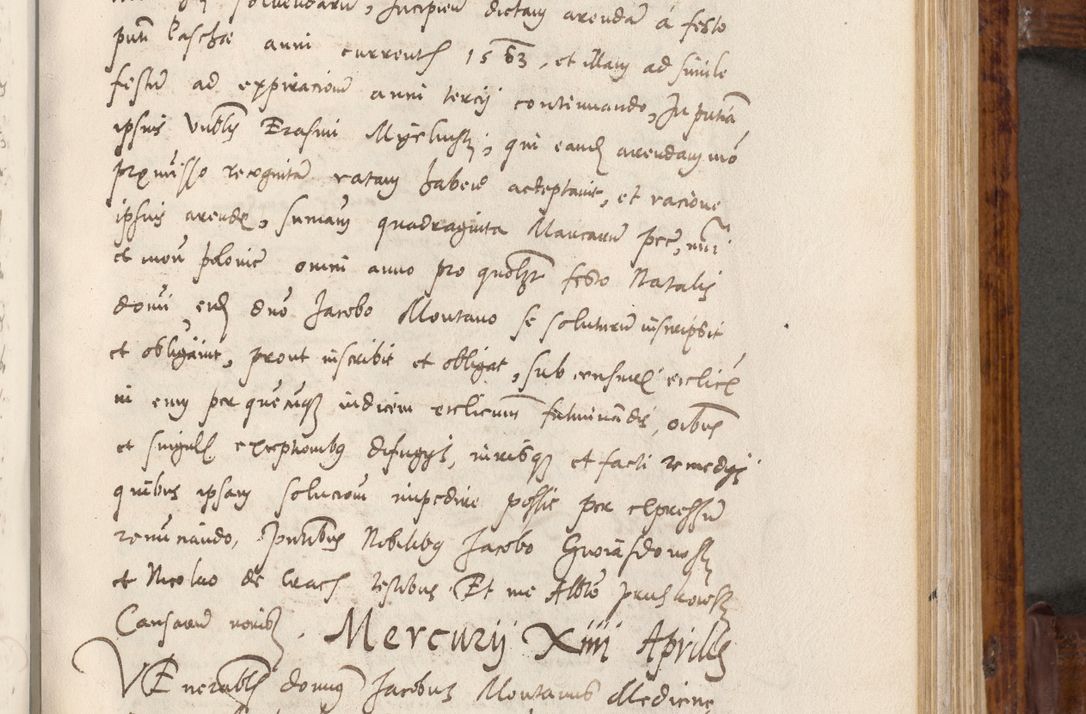 Zdjęcie nr 210 dla obiektu archiwalnego: Liber actorum tempore R. D. Philippi Padniewski, episcopi Cracoviensis et Regni Poloniae Vicecancellarii ad annum 1560, a die Augusti et per annos 1561, 1562 - 1572 usque ad 14 Aprilis registratorum.