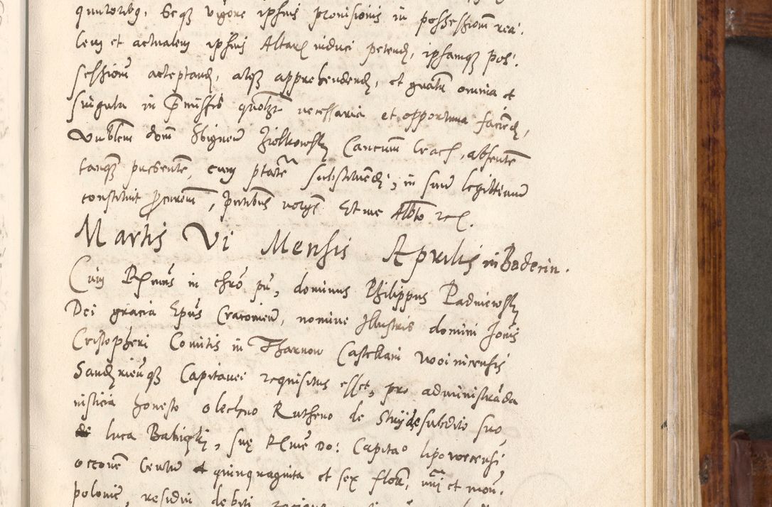 Zdjęcie nr 208 dla obiektu archiwalnego: Liber actorum tempore R. D. Philippi Padniewski, episcopi Cracoviensis et Regni Poloniae Vicecancellarii ad annum 1560, a die Augusti et per annos 1561, 1562 - 1572 usque ad 14 Aprilis registratorum.