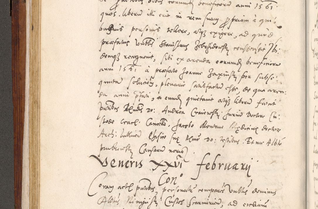 Zdjęcie nr 199 dla obiektu archiwalnego: Liber actorum tempore R. D. Philippi Padniewski, episcopi Cracoviensis et Regni Poloniae Vicecancellarii ad annum 1560, a die Augusti et per annos 1561, 1562 - 1572 usque ad 14 Aprilis registratorum.