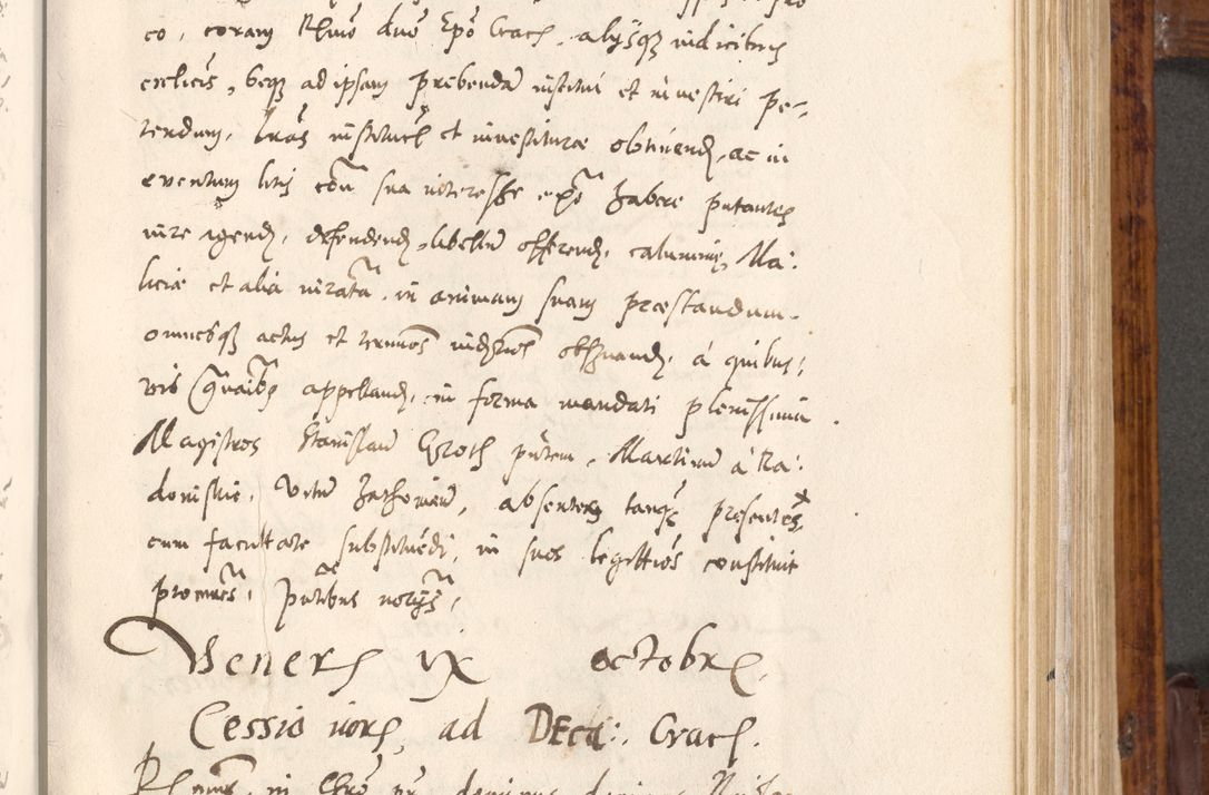 Zdjęcie nr 166 dla obiektu archiwalnego: Liber actorum tempore R. D. Philippi Padniewski, episcopi Cracoviensis et Regni Poloniae Vicecancellarii ad annum 1560, a die Augusti et per annos 1561, 1562 - 1572 usque ad 14 Aprilis registratorum.