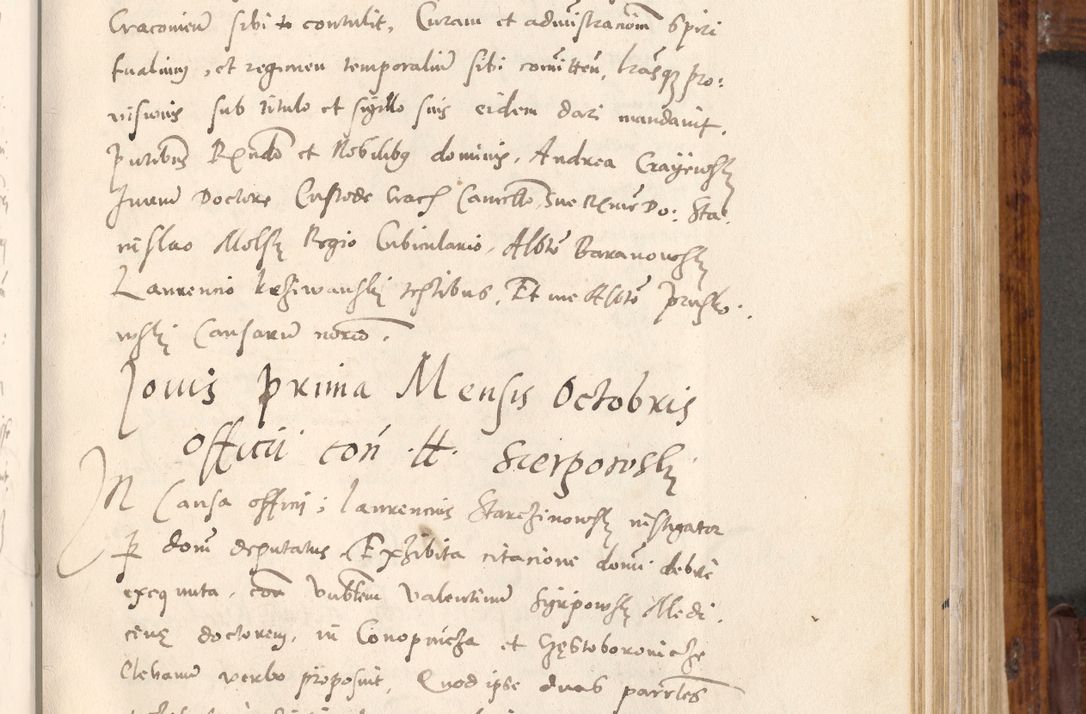 Zdjęcie nr 162 dla obiektu archiwalnego: Liber actorum tempore R. D. Philippi Padniewski, episcopi Cracoviensis et Regni Poloniae Vicecancellarii ad annum 1560, a die Augusti et per annos 1561, 1562 - 1572 usque ad 14 Aprilis registratorum.