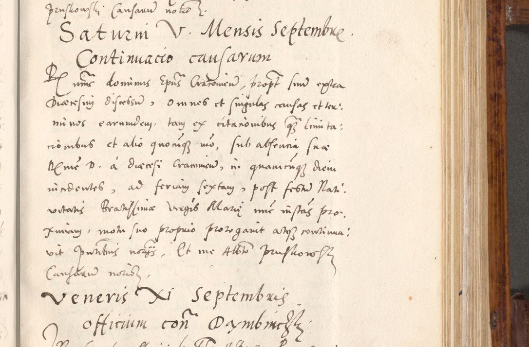 Zdjęcie nr 158 dla obiektu archiwalnego: Liber actorum tempore R. D. Philippi Padniewski, episcopi Cracoviensis et Regni Poloniae Vicecancellarii ad annum 1560, a die Augusti et per annos 1561, 1562 - 1572 usque ad 14 Aprilis registratorum.