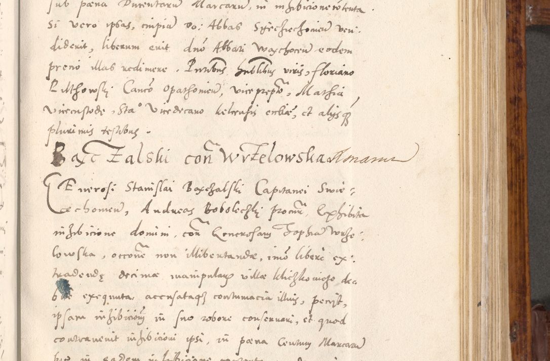 Zdjęcie nr 154 dla obiektu archiwalnego: Liber actorum tempore R. D. Philippi Padniewski, episcopi Cracoviensis et Regni Poloniae Vicecancellarii ad annum 1560, a die Augusti et per annos 1561, 1562 - 1572 usque ad 14 Aprilis registratorum.