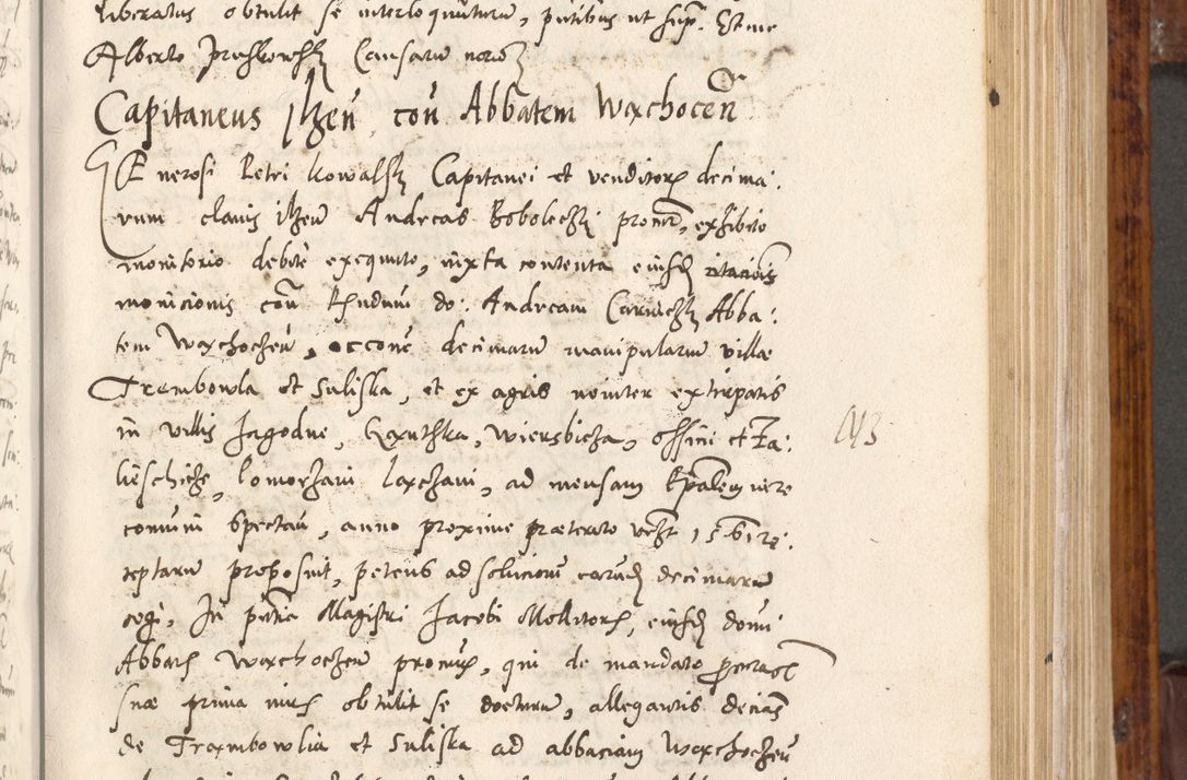 Zdjęcie nr 94 dla obiektu archiwalnego: Liber actorum tempore R. D. Philippi Padniewski, episcopi Cracoviensis et Regni Poloniae Vicecancellarii ad annum 1560, a die Augusti et per annos 1561, 1562 - 1572 usque ad 14 Aprilis registratorum.