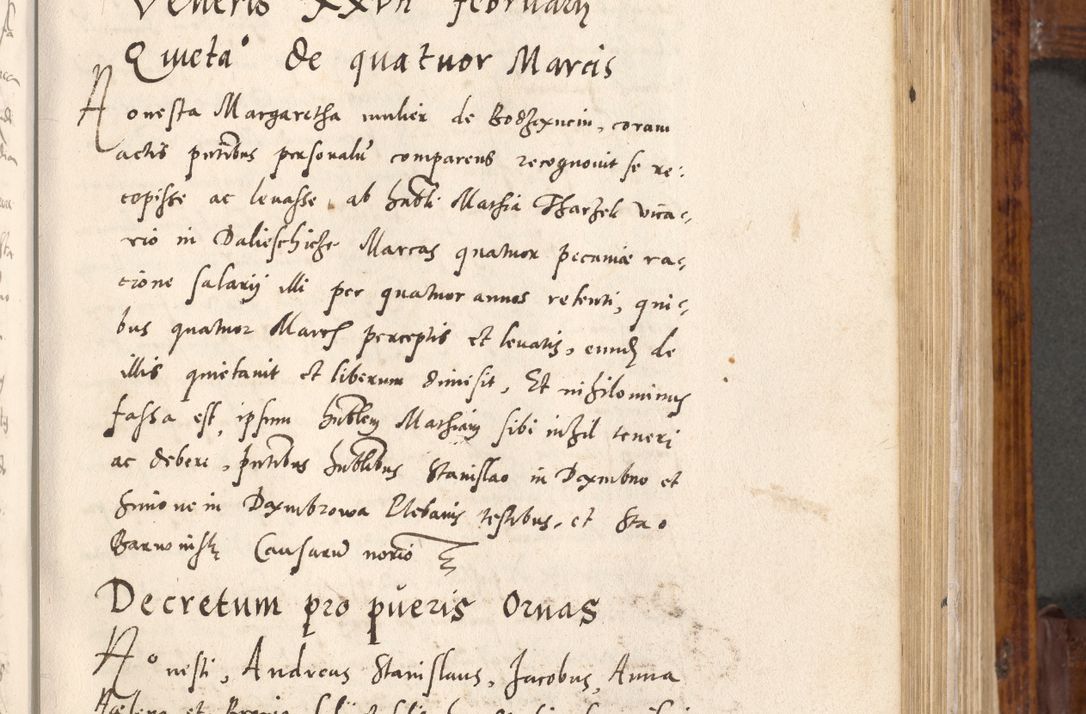 Zdjęcie nr 56 dla obiektu archiwalnego: Liber actorum tempore R. D. Philippi Padniewski, episcopi Cracoviensis et Regni Poloniae Vicecancellarii ad annum 1560, a die Augusti et per annos 1561, 1562 - 1572 usque ad 14 Aprilis registratorum.
