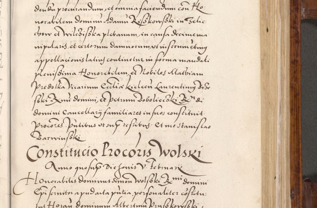 Zdjęcie nr 38 dla obiektu archiwalnego: Liber actorum tempore R. D. Philippi Padniewski, episcopi Cracoviensis et Regni Poloniae Vicecancellarii ad annum 1560, a die Augusti et per annos 1561, 1562 - 1572 usque ad 14 Aprilis registratorum.
