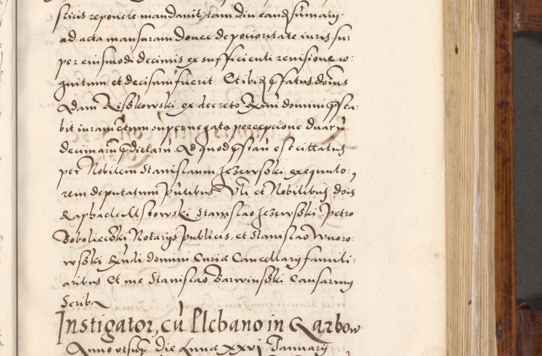 Zdjęcie nr 34 dla obiektu archiwalnego: Liber actorum tempore R. D. Philippi Padniewski, episcopi Cracoviensis et Regni Poloniae Vicecancellarii ad annum 1560, a die Augusti et per annos 1561, 1562 - 1572 usque ad 14 Aprilis registratorum.