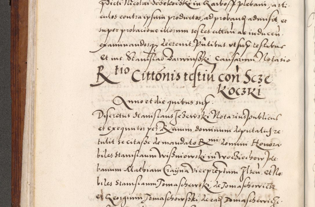 Zdjęcie nr 35 dla obiektu archiwalnego: Liber actorum tempore R. D. Philippi Padniewski, episcopi Cracoviensis et Regni Poloniae Vicecancellarii ad annum 1560, a die Augusti et per annos 1561, 1562 - 1572 usque ad 14 Aprilis registratorum.