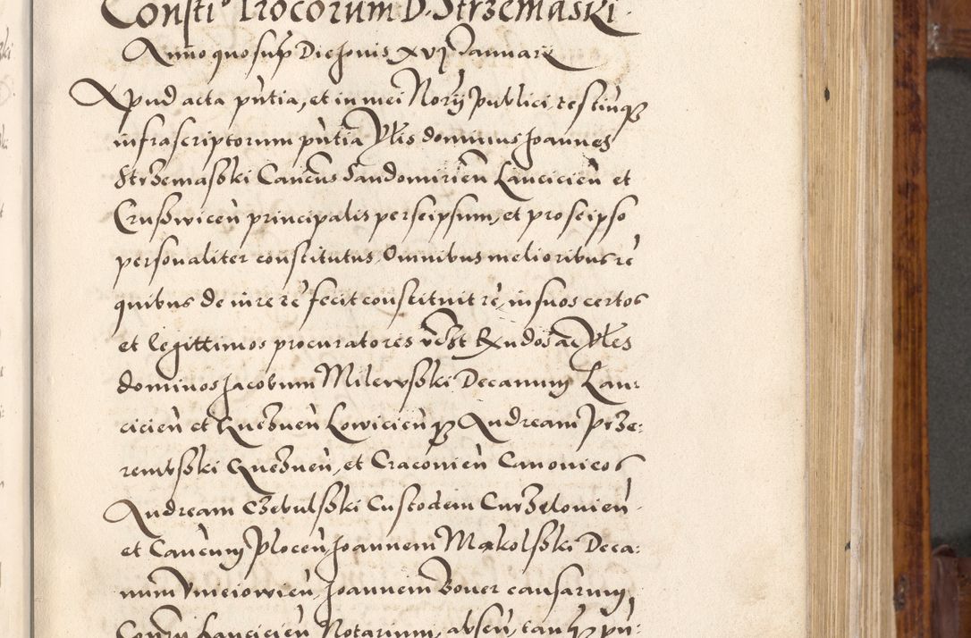 Zdjęcie nr 24 dla obiektu archiwalnego: Liber actorum tempore R. D. Philippi Padniewski, episcopi Cracoviensis et Regni Poloniae Vicecancellarii ad annum 1560, a die Augusti et per annos 1561, 1562 - 1572 usque ad 14 Aprilis registratorum.