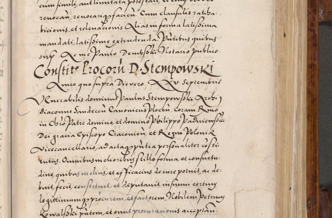 Zdjęcie nr 12 dla obiektu archiwalnego: Liber actorum tempore R. D. Philippi Padniewski, episcopi Cracoviensis et Regni Poloniae Vicecancellarii ad annum 1560, a die Augusti et per annos 1561, 1562 - 1572 usque ad 14 Aprilis registratorum.