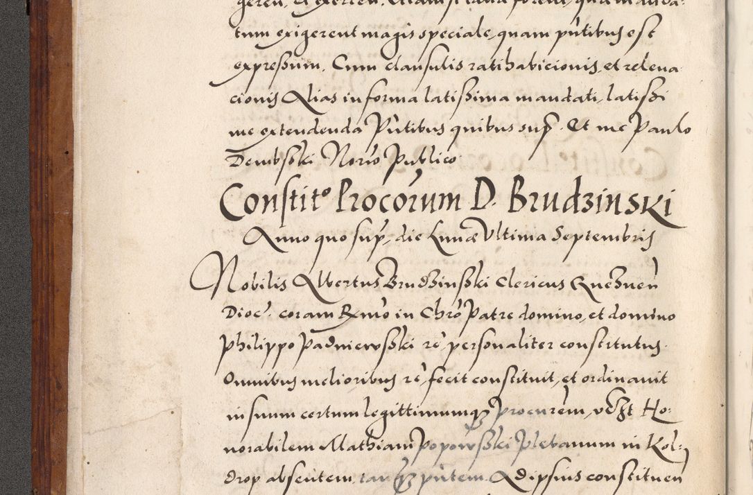 Zdjęcie nr 13 dla obiektu archiwalnego: Liber actorum tempore R. D. Philippi Padniewski, episcopi Cracoviensis et Regni Poloniae Vicecancellarii ad annum 1560, a die Augusti et per annos 1561, 1562 - 1572 usque ad 14 Aprilis registratorum.