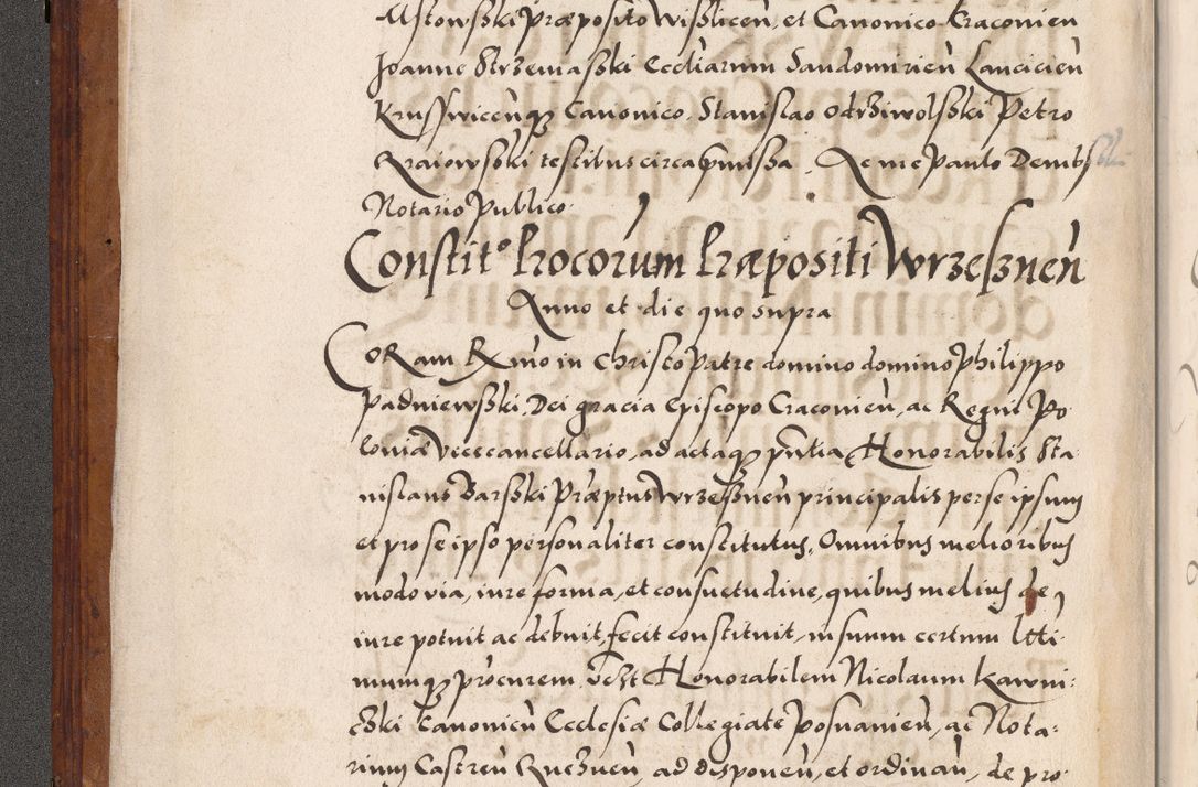 Zdjęcie nr 11 dla obiektu archiwalnego: Liber actorum tempore R. D. Philippi Padniewski, episcopi Cracoviensis et Regni Poloniae Vicecancellarii ad annum 1560, a die Augusti et per annos 1561, 1562 - 1572 usque ad 14 Aprilis registratorum.