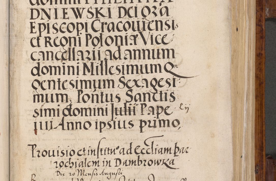 Zdjęcie nr 10 dla obiektu archiwalnego: Liber actorum tempore R. D. Philippi Padniewski, episcopi Cracoviensis et Regni Poloniae Vicecancellarii ad annum 1560, a die Augusti et per annos 1561, 1562 - 1572 usque ad 14 Aprilis registratorum.