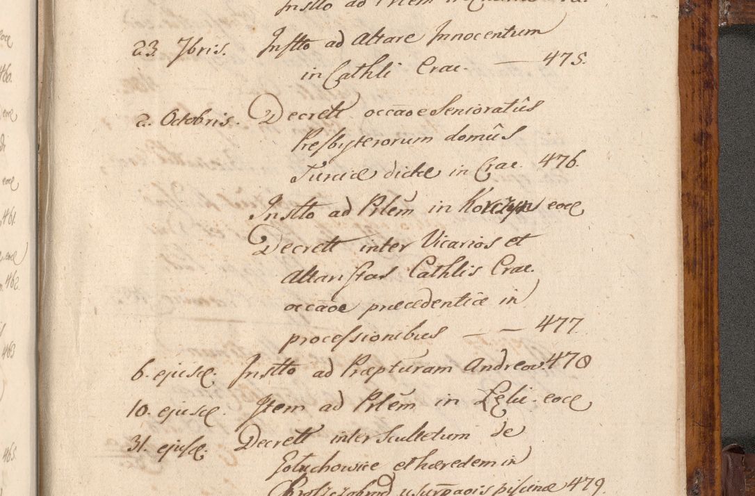 Zdjęcie nr 698 dla obiektu archiwalnego: Liber actorum tempore R. D. Philippi Padniewski, episcopi Cracoviensis et Regni Poloniae Vicecancellarii ad annum 1560, a die Augusti et per annos 1561, 1562 - 1572 usque ad 14 Aprilis registratorum.