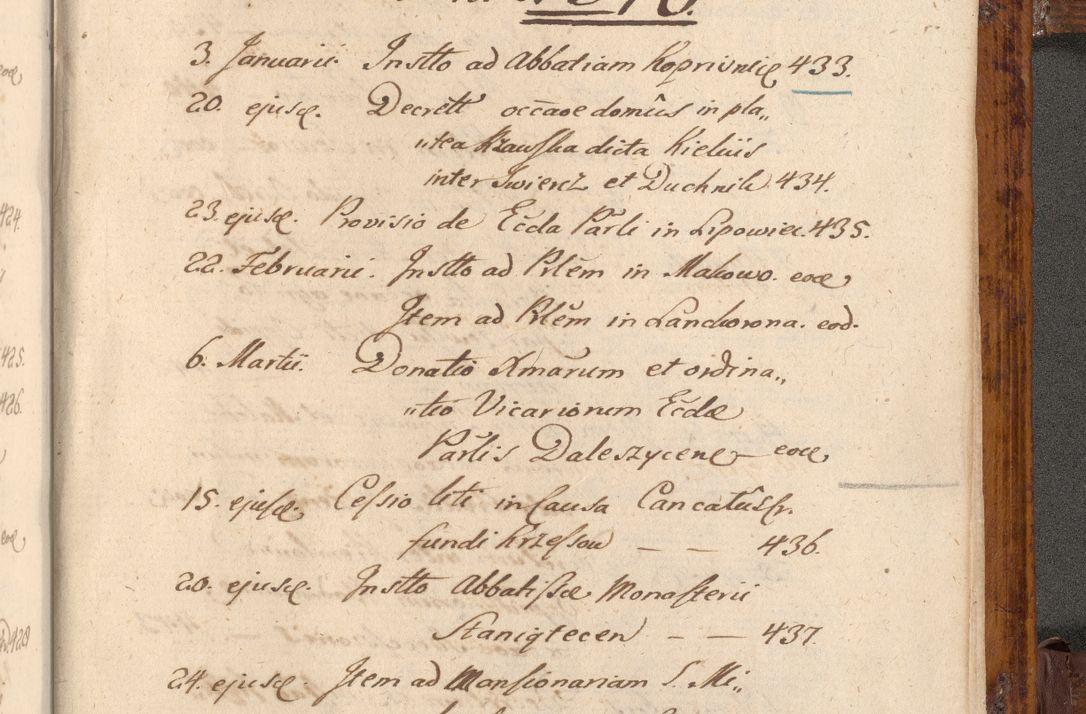 Zdjęcie nr 694 dla obiektu archiwalnego: Liber actorum tempore R. D. Philippi Padniewski, episcopi Cracoviensis et Regni Poloniae Vicecancellarii ad annum 1560, a die Augusti et per annos 1561, 1562 - 1572 usque ad 14 Aprilis registratorum.
