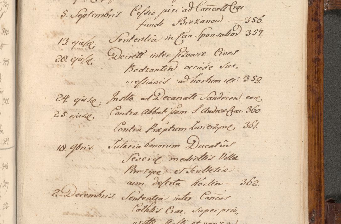Zdjęcie nr 688 dla obiektu archiwalnego: Liber actorum tempore R. D. Philippi Padniewski, episcopi Cracoviensis et Regni Poloniae Vicecancellarii ad annum 1560, a die Augusti et per annos 1561, 1562 - 1572 usque ad 14 Aprilis registratorum.