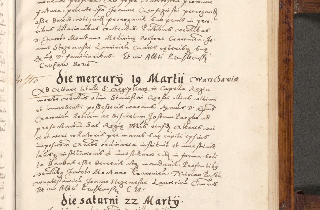 Zdjęcie nr 672 dla obiektu archiwalnego: Liber actorum tempore R. D. Philippi Padniewski, episcopi Cracoviensis et Regni Poloniae Vicecancellarii ad annum 1560, a die Augusti et per annos 1561, 1562 - 1572 usque ad 14 Aprilis registratorum.