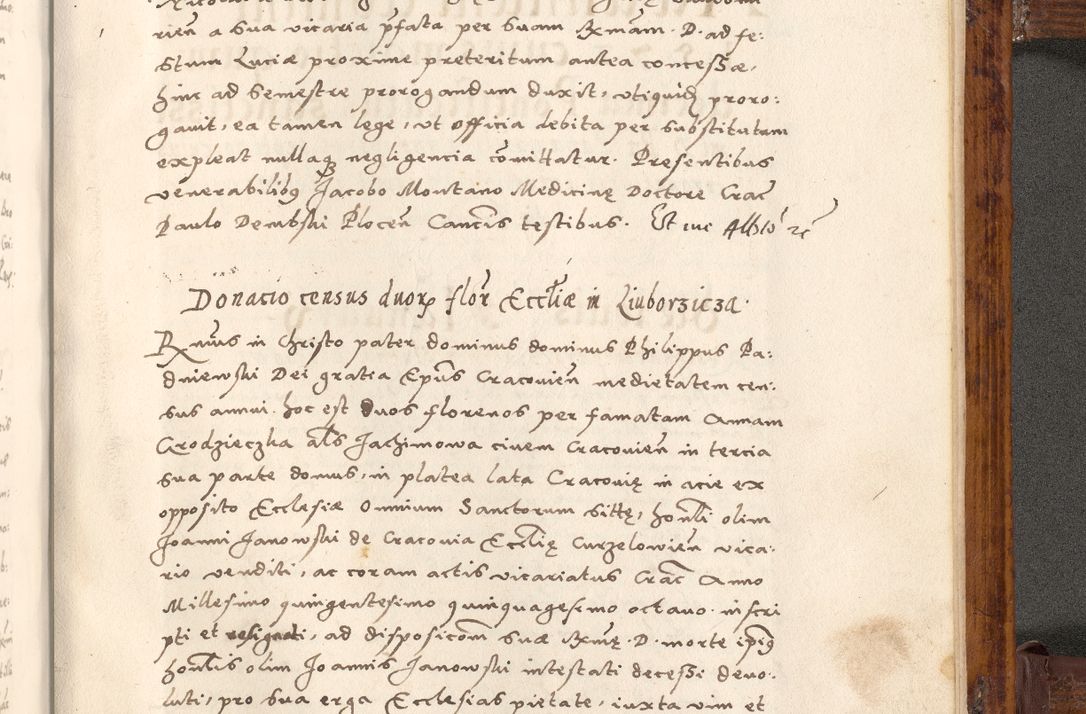 Zdjęcie nr 668 dla obiektu archiwalnego: Liber actorum tempore R. D. Philippi Padniewski, episcopi Cracoviensis et Regni Poloniae Vicecancellarii ad annum 1560, a die Augusti et per annos 1561, 1562 - 1572 usque ad 14 Aprilis registratorum.