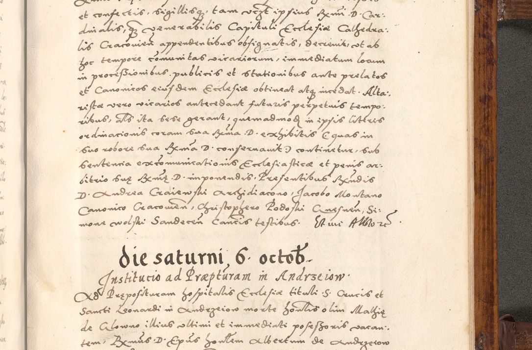 Zdjęcie nr 664 dla obiektu archiwalnego: Liber actorum tempore R. D. Philippi Padniewski, episcopi Cracoviensis et Regni Poloniae Vicecancellarii ad annum 1560, a die Augusti et per annos 1561, 1562 - 1572 usque ad 14 Aprilis registratorum.