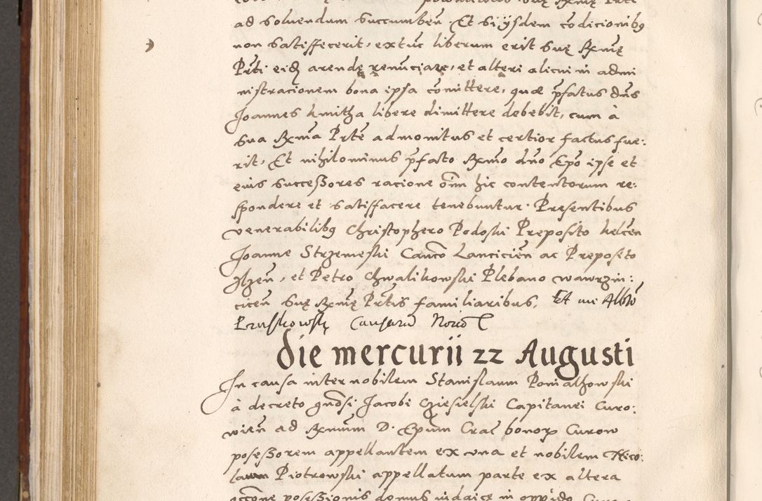 Zdjęcie nr 651 dla obiektu archiwalnego: Liber actorum tempore R. D. Philippi Padniewski, episcopi Cracoviensis et Regni Poloniae Vicecancellarii ad annum 1560, a die Augusti et per annos 1561, 1562 - 1572 usque ad 14 Aprilis registratorum.