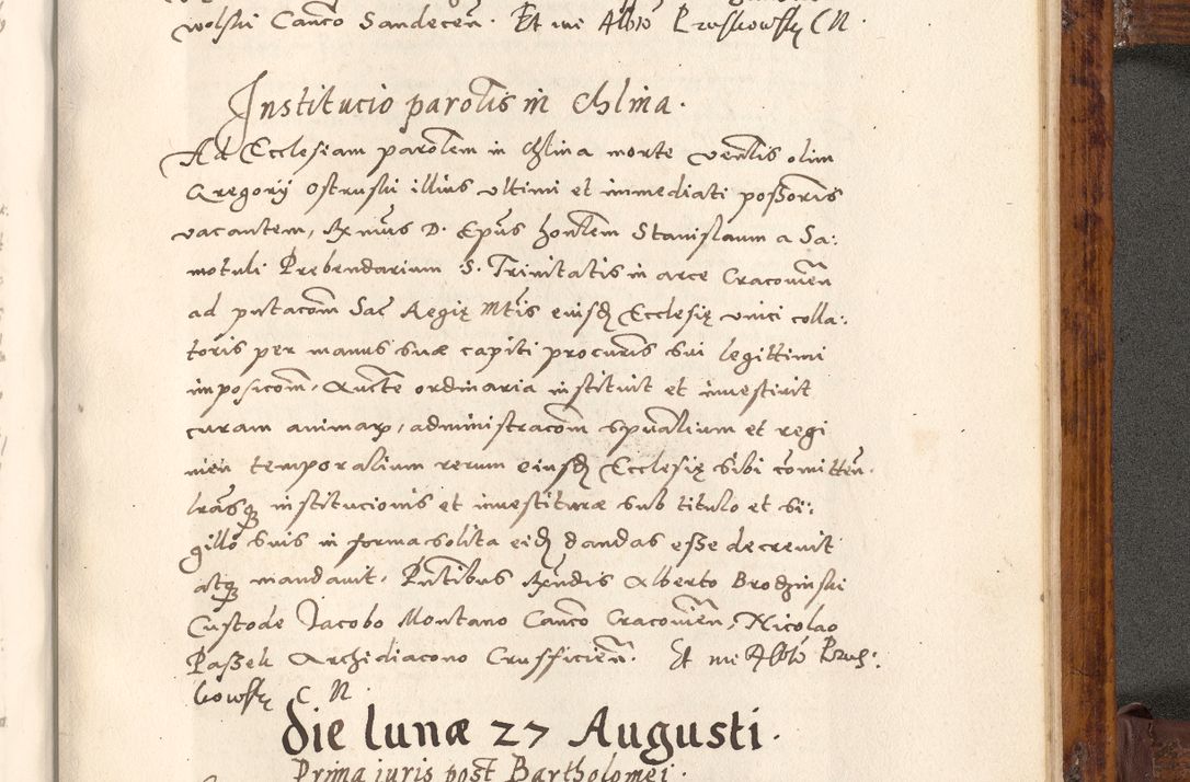 Zdjęcie nr 652 dla obiektu archiwalnego: Liber actorum tempore R. D. Philippi Padniewski, episcopi Cracoviensis et Regni Poloniae Vicecancellarii ad annum 1560, a die Augusti et per annos 1561, 1562 - 1572 usque ad 14 Aprilis registratorum.
