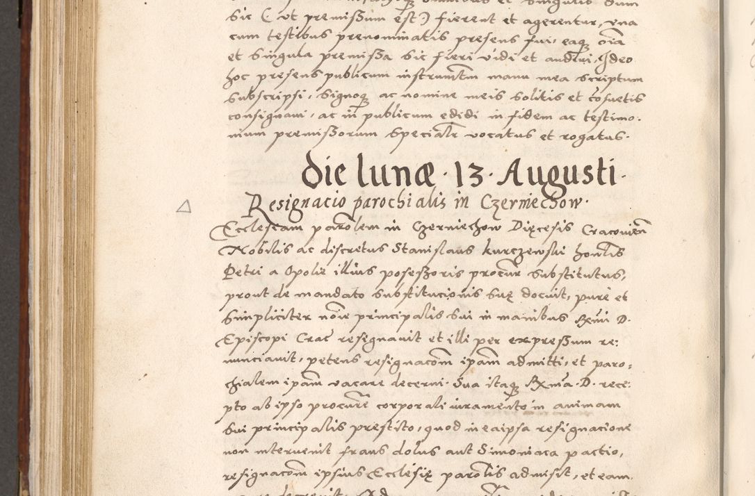 Zdjęcie nr 647 dla obiektu archiwalnego: Liber actorum tempore R. D. Philippi Padniewski, episcopi Cracoviensis et Regni Poloniae Vicecancellarii ad annum 1560, a die Augusti et per annos 1561, 1562 - 1572 usque ad 14 Aprilis registratorum.
