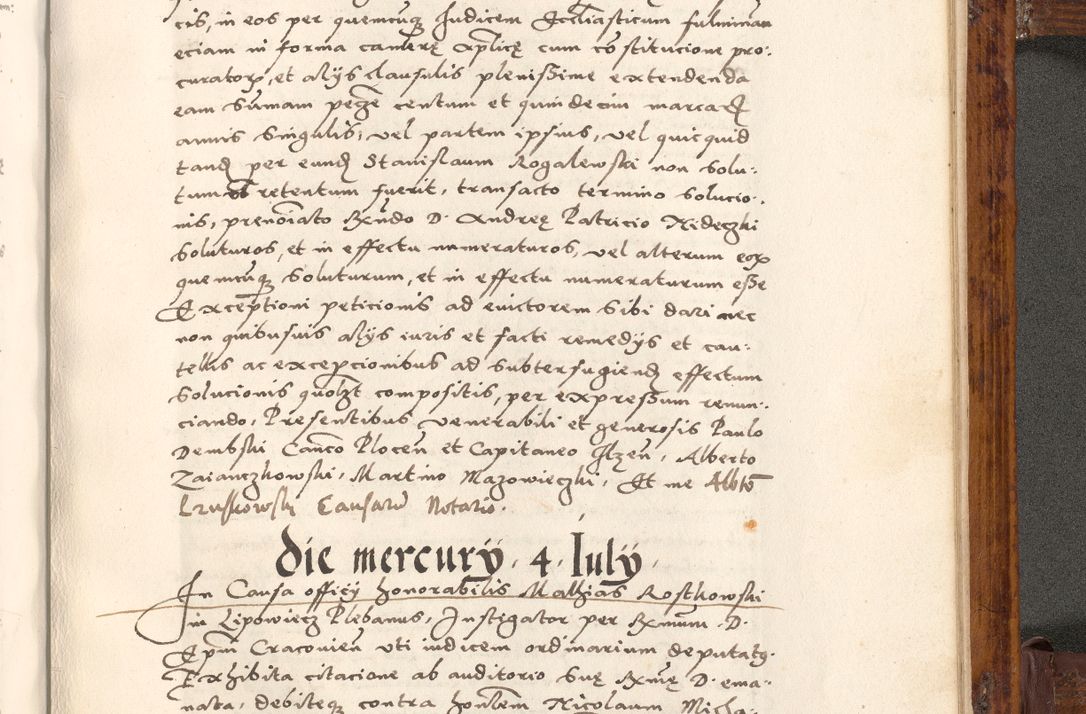 Zdjęcie nr 642 dla obiektu archiwalnego: Liber actorum tempore R. D. Philippi Padniewski, episcopi Cracoviensis et Regni Poloniae Vicecancellarii ad annum 1560, a die Augusti et per annos 1561, 1562 - 1572 usque ad 14 Aprilis registratorum.