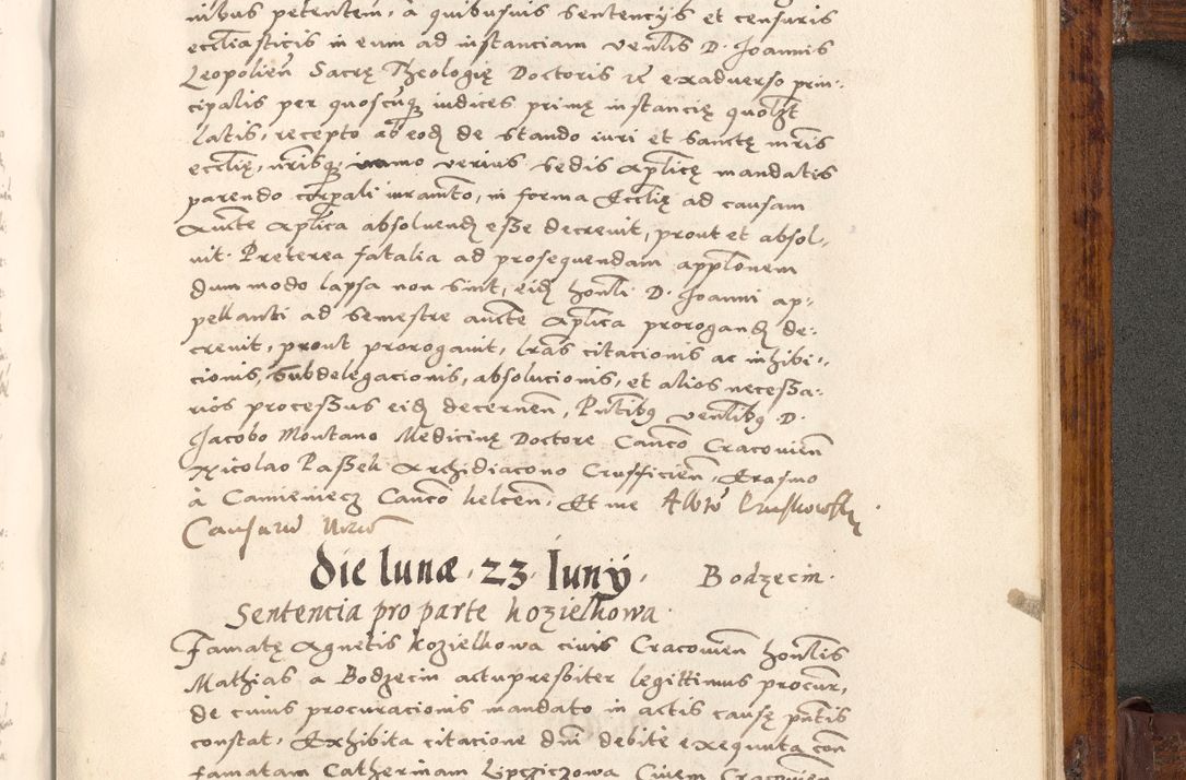 Zdjęcie nr 638 dla obiektu archiwalnego: Liber actorum tempore R. D. Philippi Padniewski, episcopi Cracoviensis et Regni Poloniae Vicecancellarii ad annum 1560, a die Augusti et per annos 1561, 1562 - 1572 usque ad 14 Aprilis registratorum.