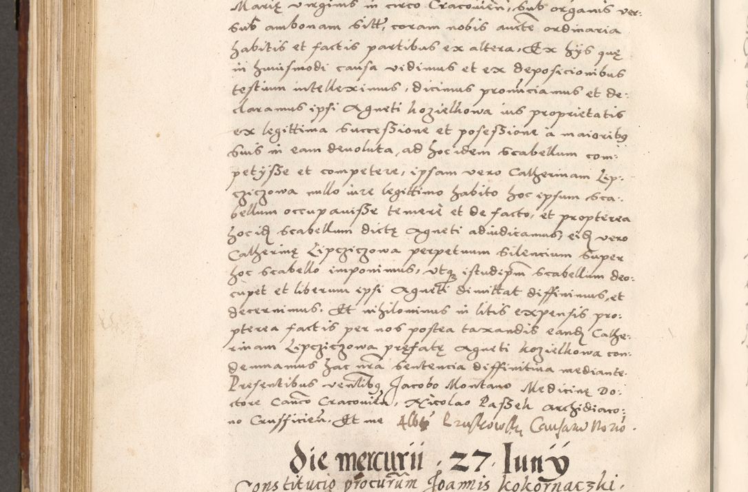 Zdjęcie nr 639 dla obiektu archiwalnego: Liber actorum tempore R. D. Philippi Padniewski, episcopi Cracoviensis et Regni Poloniae Vicecancellarii ad annum 1560, a die Augusti et per annos 1561, 1562 - 1572 usque ad 14 Aprilis registratorum.