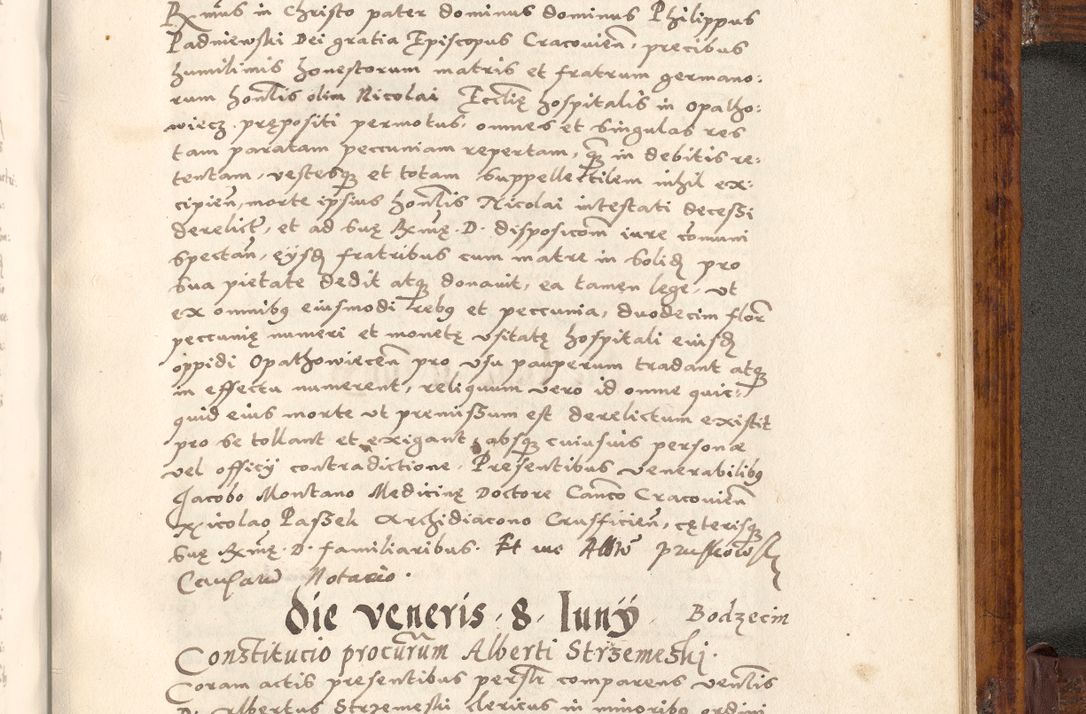 Zdjęcie nr 632 dla obiektu archiwalnego: Liber actorum tempore R. D. Philippi Padniewski, episcopi Cracoviensis et Regni Poloniae Vicecancellarii ad annum 1560, a die Augusti et per annos 1561, 1562 - 1572 usque ad 14 Aprilis registratorum.