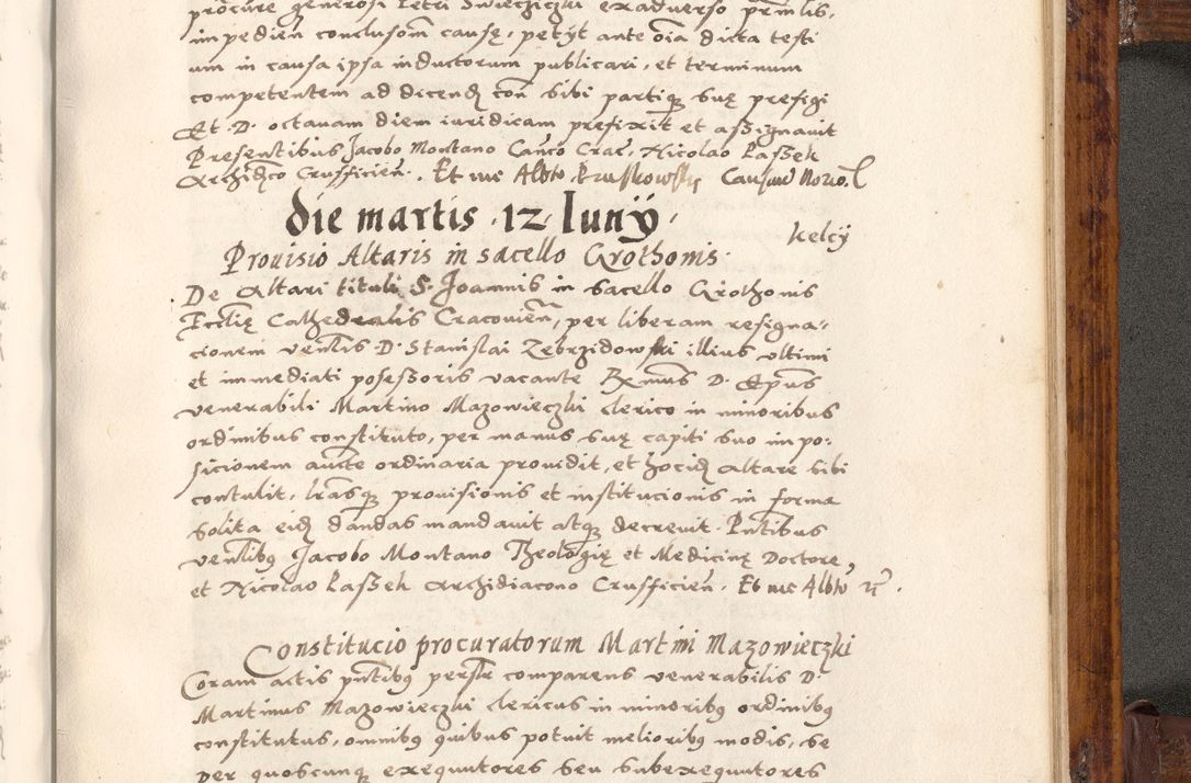 Zdjęcie nr 634 dla obiektu archiwalnego: Liber actorum tempore R. D. Philippi Padniewski, episcopi Cracoviensis et Regni Poloniae Vicecancellarii ad annum 1560, a die Augusti et per annos 1561, 1562 - 1572 usque ad 14 Aprilis registratorum.
