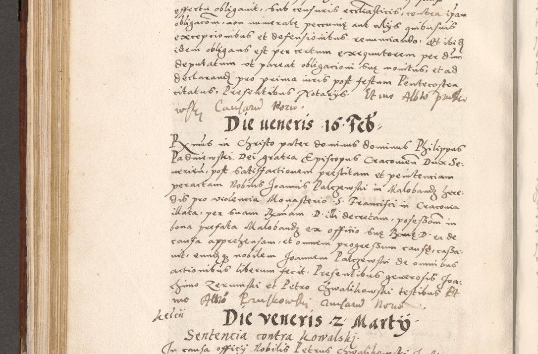 Zdjęcie nr 613 dla obiektu archiwalnego: Liber actorum tempore R. D. Philippi Padniewski, episcopi Cracoviensis et Regni Poloniae Vicecancellarii ad annum 1560, a die Augusti et per annos 1561, 1562 - 1572 usque ad 14 Aprilis registratorum.