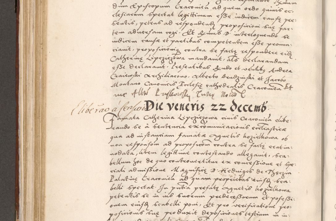 Zdjęcie nr 605 dla obiektu archiwalnego: Liber actorum tempore R. D. Philippi Padniewski, episcopi Cracoviensis et Regni Poloniae Vicecancellarii ad annum 1560, a die Augusti et per annos 1561, 1562 - 1572 usque ad 14 Aprilis registratorum.