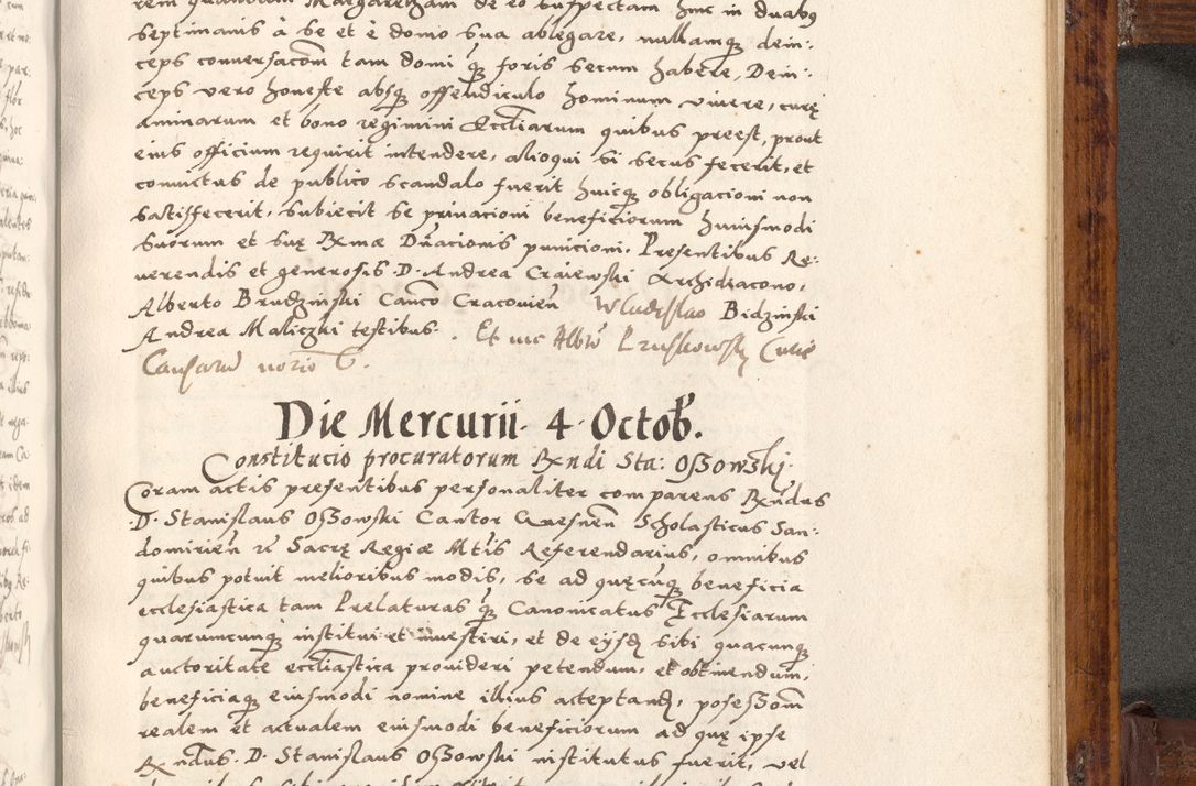 Zdjęcie nr 596 dla obiektu archiwalnego: Liber actorum tempore R. D. Philippi Padniewski, episcopi Cracoviensis et Regni Poloniae Vicecancellarii ad annum 1560, a die Augusti et per annos 1561, 1562 - 1572 usque ad 14 Aprilis registratorum.