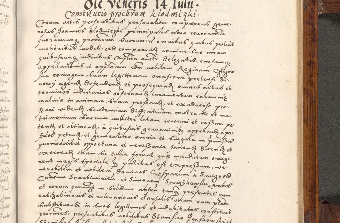 Zdjęcie nr 592 dla obiektu archiwalnego: Liber actorum tempore R. D. Philippi Padniewski, episcopi Cracoviensis et Regni Poloniae Vicecancellarii ad annum 1560, a die Augusti et per annos 1561, 1562 - 1572 usque ad 14 Aprilis registratorum.