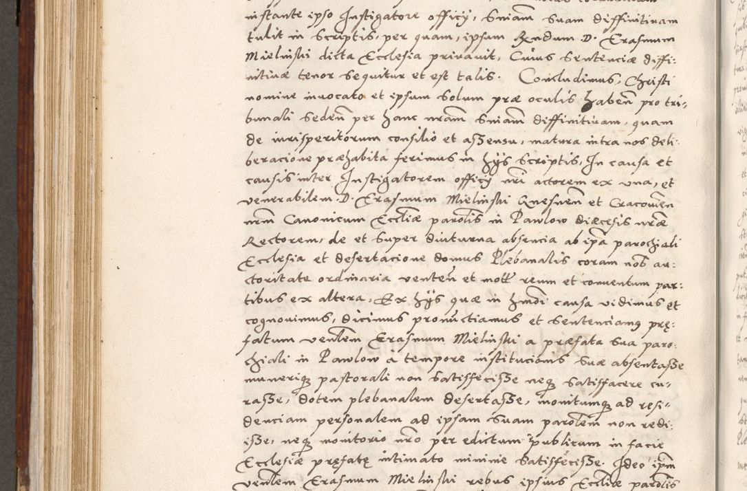 Zdjęcie nr 587 dla obiektu archiwalnego: Liber actorum tempore R. D. Philippi Padniewski, episcopi Cracoviensis et Regni Poloniae Vicecancellarii ad annum 1560, a die Augusti et per annos 1561, 1562 - 1572 usque ad 14 Aprilis registratorum.