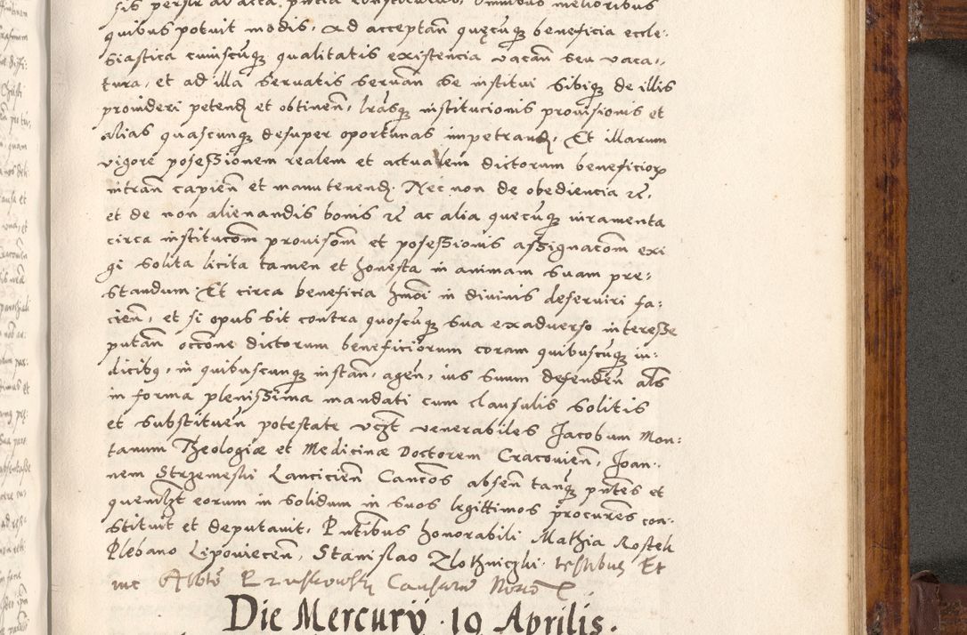 Zdjęcie nr 588 dla obiektu archiwalnego: Liber actorum tempore R. D. Philippi Padniewski, episcopi Cracoviensis et Regni Poloniae Vicecancellarii ad annum 1560, a die Augusti et per annos 1561, 1562 - 1572 usque ad 14 Aprilis registratorum.