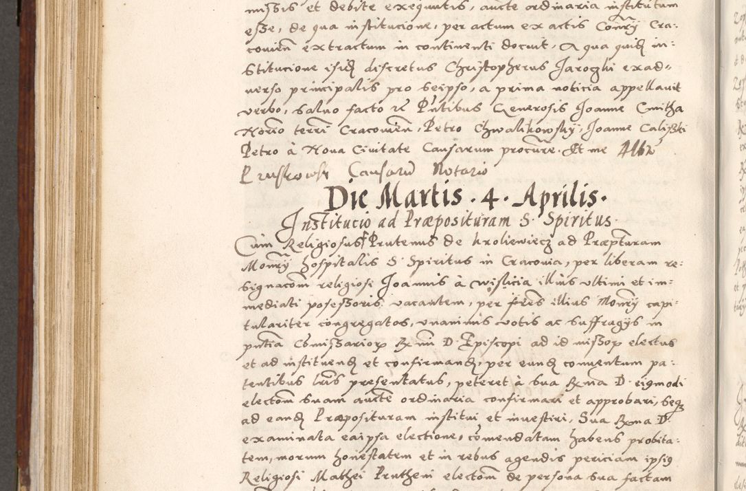 Zdjęcie nr 585 dla obiektu archiwalnego: Liber actorum tempore R. D. Philippi Padniewski, episcopi Cracoviensis et Regni Poloniae Vicecancellarii ad annum 1560, a die Augusti et per annos 1561, 1562 - 1572 usque ad 14 Aprilis registratorum.