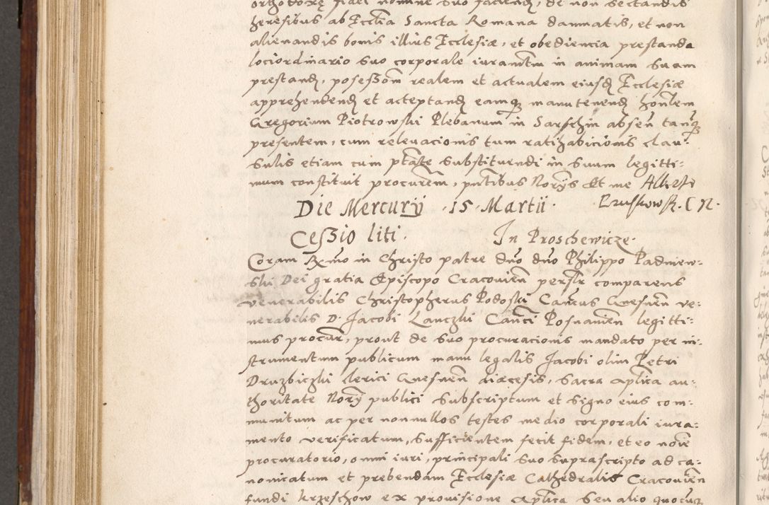 Zdjęcie nr 581 dla obiektu archiwalnego: Liber actorum tempore R. D. Philippi Padniewski, episcopi Cracoviensis et Regni Poloniae Vicecancellarii ad annum 1560, a die Augusti et per annos 1561, 1562 - 1572 usque ad 14 Aprilis registratorum.