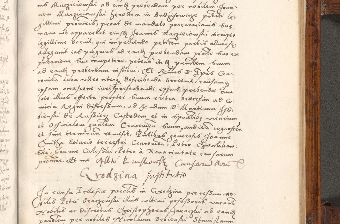 Zdjęcie nr 584 dla obiektu archiwalnego: Liber actorum tempore R. D. Philippi Padniewski, episcopi Cracoviensis et Regni Poloniae Vicecancellarii ad annum 1560, a die Augusti et per annos 1561, 1562 - 1572 usque ad 14 Aprilis registratorum.