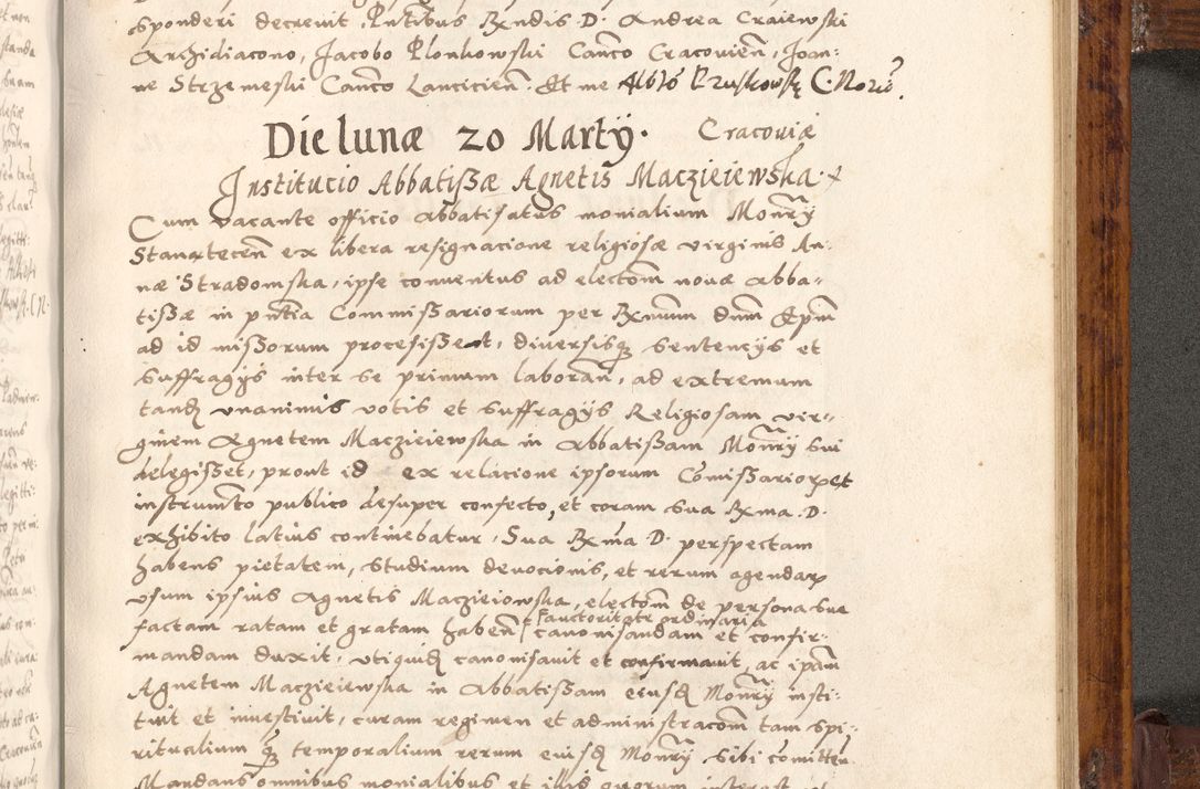 Zdjęcie nr 582 dla obiektu archiwalnego: Liber actorum tempore R. D. Philippi Padniewski, episcopi Cracoviensis et Regni Poloniae Vicecancellarii ad annum 1560, a die Augusti et per annos 1561, 1562 - 1572 usque ad 14 Aprilis registratorum.