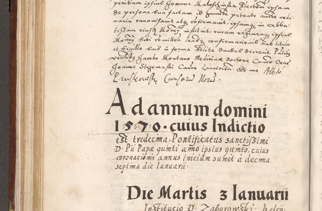 Zdjęcie nr 575 dla obiektu archiwalnego: Liber actorum tempore R. D. Philippi Padniewski, episcopi Cracoviensis et Regni Poloniae Vicecancellarii ad annum 1560, a die Augusti et per annos 1561, 1562 - 1572 usque ad 14 Aprilis registratorum.