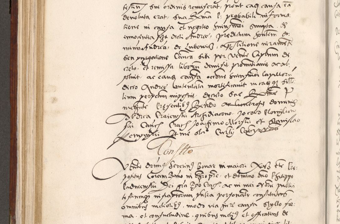 Zdjęcie nr 569 dla obiektu archiwalnego: Liber actorum tempore R. D. Philippi Padniewski, episcopi Cracoviensis et Regni Poloniae Vicecancellarii ad annum 1560, a die Augusti et per annos 1561, 1562 - 1572 usque ad 14 Aprilis registratorum.